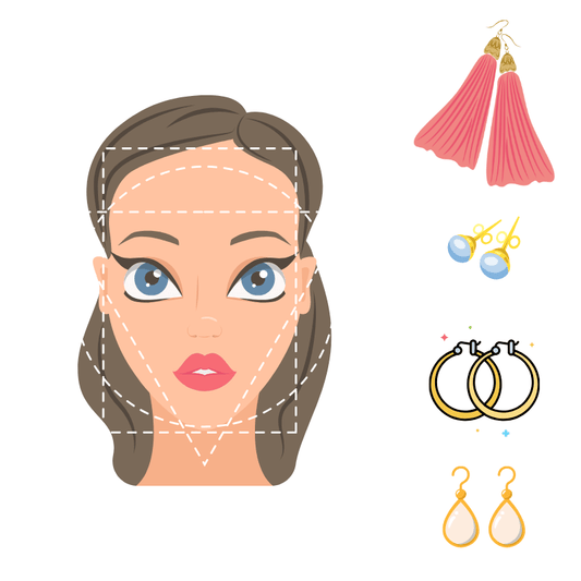 How to choose earrings for your face shape