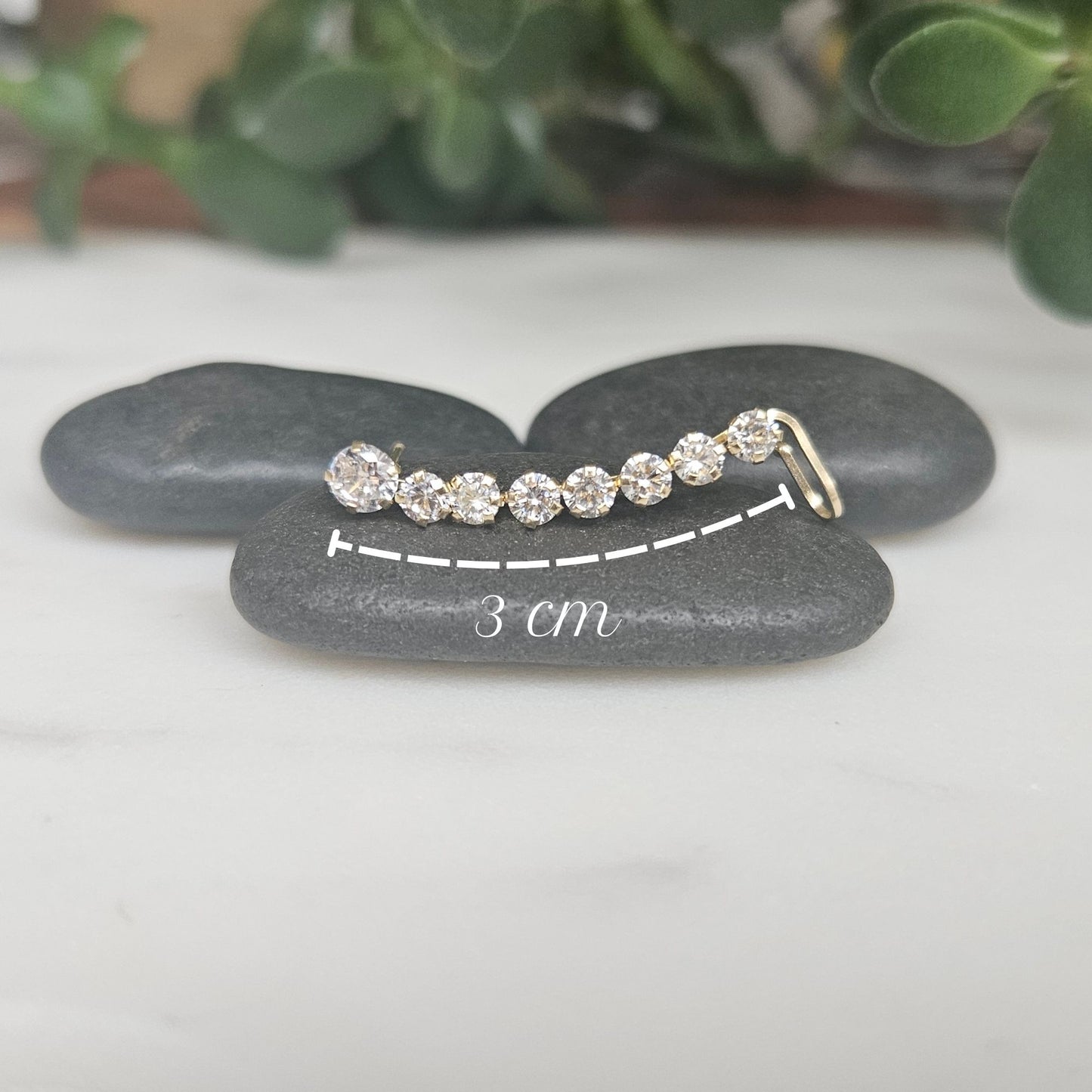 Ear Climber (Single Piece), 10K Gold