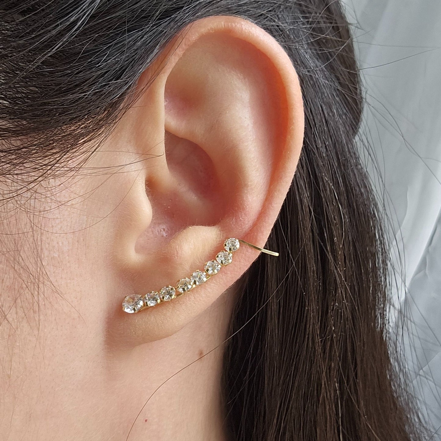 Ear Climber (Single Piece), 10K Gold