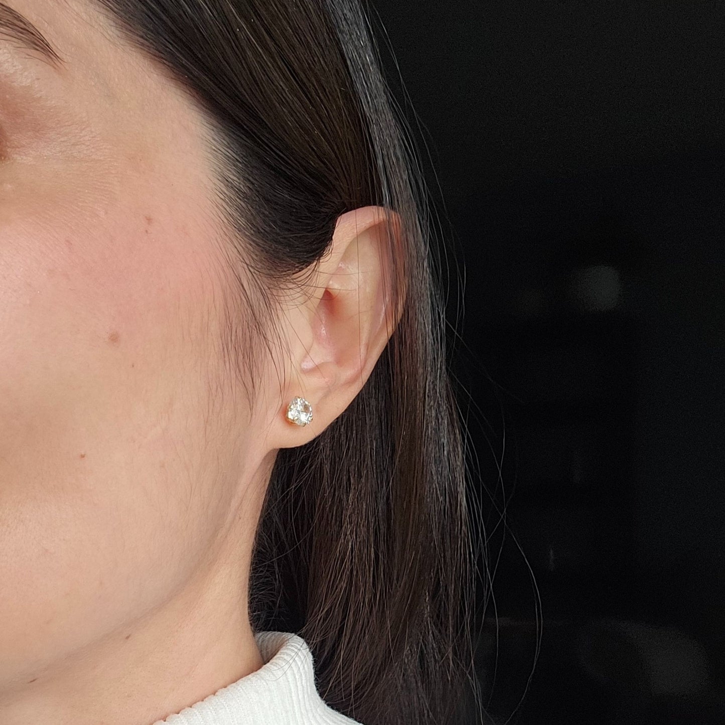 Classic Diamond Studs, 10K Gold